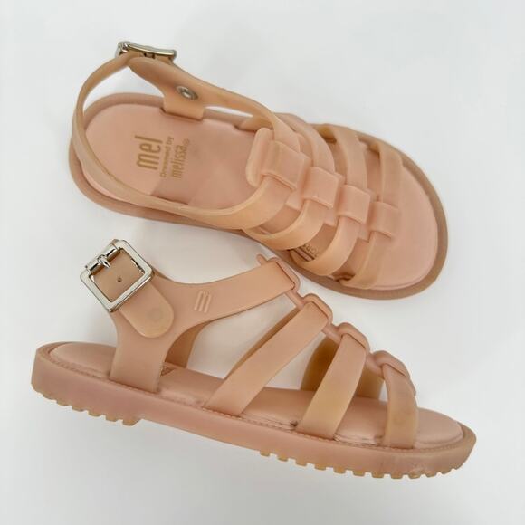 Mel Dreamed by Melissa Flox Sandals‎ Beige Size 11 - Picture 7 of 11